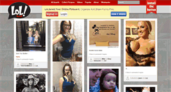 Desktop Screenshot of lolterest.com